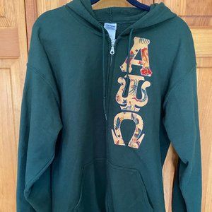 Alpha Psi Omega Zip Up Hoodie